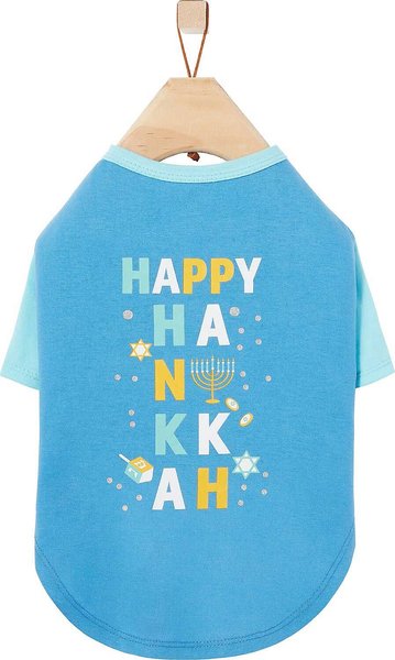 Frisco Happy Hanukkah Dog & Cat T-shirt, Medium slide 1 of 8