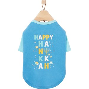 Frisco Happy Hanukkah Dog & Cat T-shirt, Medium