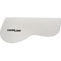 ThinLine Basic Untrimmed 3/16-in Half Horse Saddle Pad, White