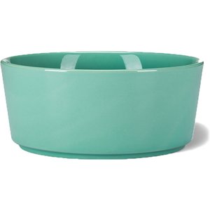 Waggo Simple Solid Ceramic Dog & Cat Bowl, Mint, 4-cup