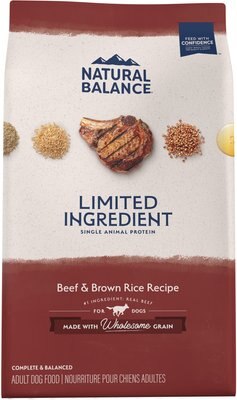 Natural Balance L.I.D. Limited Ingredient Diets Beef & Brown Rice Formula Dry Dog Food, slide 1 of 1
