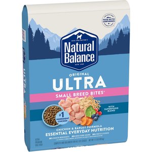 Natural Balance Original Ultra Chicken & Barley Formula Small Breed Bites Dry Dog Food, 11-lb bag