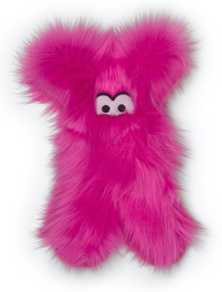 West Paw Darby Squeaky Stuffing-Free Plush Dog Toy, Hot Pink slide 1 of 6