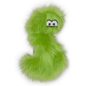 West Paw Geraldine Squeaky Stuffing-Free Plush Dog Toy, Lime