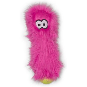 West Paw Rowdies Custer Squeaky Plush Dog Toy, Hot Pink
