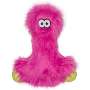West Paw Lewis Squeaky Plush Dog Toy, Hot Pink