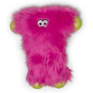 West Paw Peet Squeaky Plush Dog Toy, Hot Pink