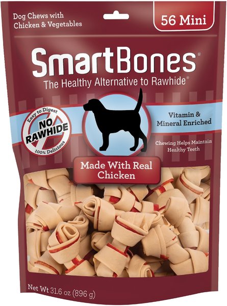 SmartBones Mini Chicken Dog Treats, 56 count slide 1 of 6