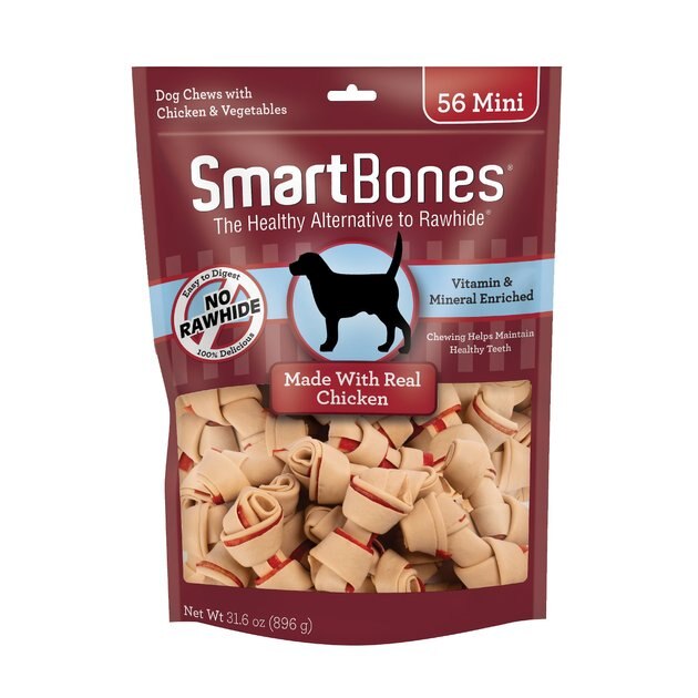 SmartBones Chicken Dog Chew Mini 24-count by Smart Bone