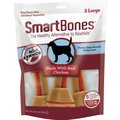 SmartBones Real Chicken Large Chews Dog Treats, 3 count