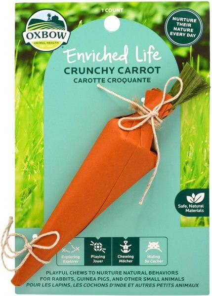 Oxbow Enriched Life Crunchy Carrot Small Animal Toy slide 1 of 3