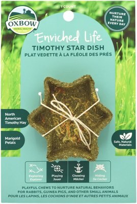Oxbow Enriched Life Timothy Star Dish Small Animal Toy, slide 1 of 1