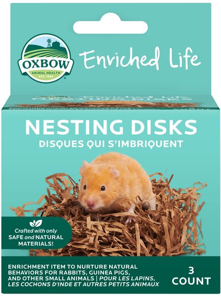 Oxbow Enriched Life Small Animal Nesting Disks slide 1 of 7