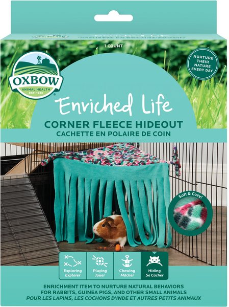 Oxbow Enriched Life Corner Fleece Small Animal Hideout slide 1 of 6