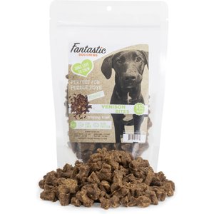 Fantastic Dog Chews 95% Venison Bites Dog Treats, 6-oz bag