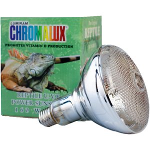 Chromalux Power Sunshine High Power UVB Self-Ballasted Metal Halide Reptile Lamp, 150-watt