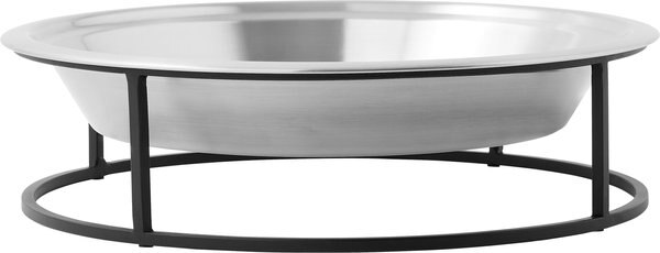 Frisco Elevated Non-skid Stainless Steel Dog & Cat Bowl, Silver, 10 Cups slide 1 of 7