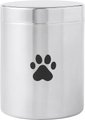 Frisco Fish Bone Print Stainless Steel Storage Canister, Silver, 10.5 Cups