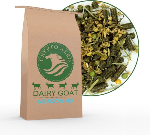 Crypto Aero Dairy Goat Meadow Mix Goat Feed, 50-lb bag slide 1 of 4