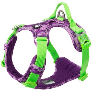 Chai's Choice Best Tropic Thunder Edition No-Pull Dog Harness, Purple, X-Large: 32 to 42-in chest