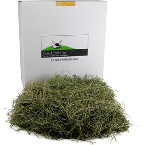 Rabbit Hole Hay Ultra Premium, Hand Packed Alfalfa Hay Small Pet Food, 40-lb box
