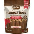 Merrick Natural Cuts Small Real Beef Rawhide Free Dog Treats, 7 count