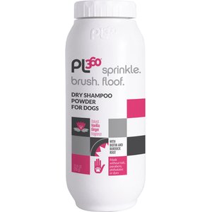 PL360 Sprinkle. Brush. Floof. Natural Vanilla Ginger Fragrance Dry Dog Shampoo, 6-oz bottle