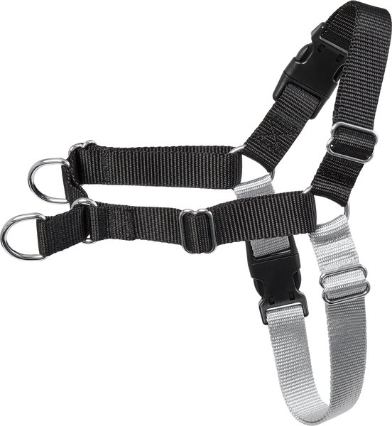 Frisco Basic No Pull Harness, Black/Gray, LG slide 1 of 7