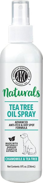 American Kennel Club AKC Naturals Tea Tree Oil Dog Anti-Itch & Hotspot Spray, 8-oz bottle slide 1 of 1