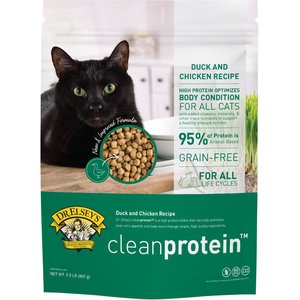 Dr. Elsey's Clean Protein Duck Recipe Grain-Free Dry Cat Food, 2-lb bag