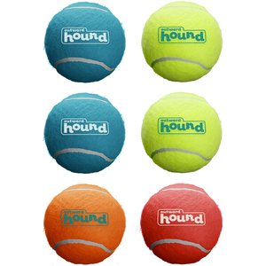 Outward Hound Squeaker Balls Medium Dog Toys, 6 count