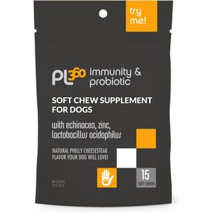 PL360 Immunity & Probiotic Soft Chews Dog Supplement, 15 count