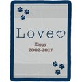 Frisco Personalized LOVE Cutout 60 x 80 Sherpa Fleece Blanket