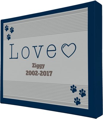 Frisco Personalized LOVE Cutout Gallery-Wrapped Canvas, slide 1 of 1