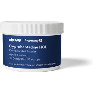 Cyproheptadine HCl Compounded Powder Apple Flavored for Horses, 240 mg/TSP, 30 scoops
