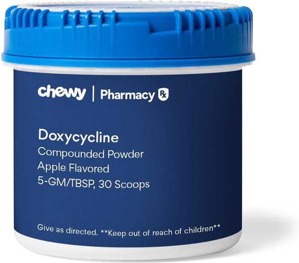 Doxycycline Hyclate Compounded Powder Apple Flavored for Horses, 5 GM/TBSP, 30 scoops slide 1 of 4