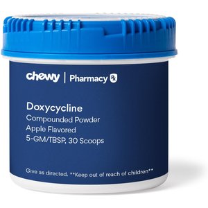 Doxycycline Hyclate Compounded Powder Apple Flavored for Horses, 5 GM/TBSP, 30 scoops