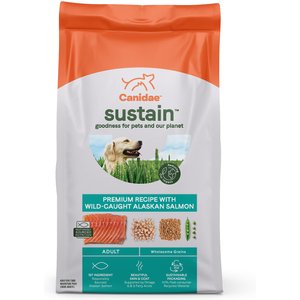 CANIDAE Sustain Premium Recipe Wild-Caught Alaskan Salmon Adult Dry Dog Food, 18-lb bag