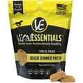 Vital Essentials Duck Dinner Patties Grain-Free Freeze-Dried Dog Food, 14-oz bag
