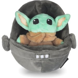 Fetch For Pets Star Wars:  Mandalorian "The Child In Cradle" Squeaky Plush Dog Toy