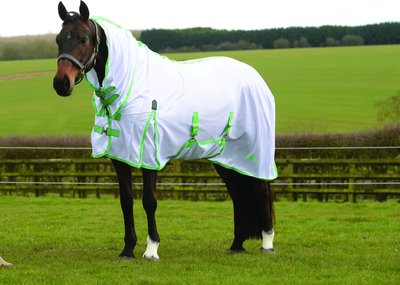 Saxon Mesh With Gusset Belly Wrap Combo Neck Horse Blanket, slide 1 of 1