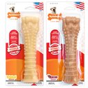 Nylabone Power Chew Aggressive Chewers Original & Bacon Flavors Dog Chew Toys, 2 count