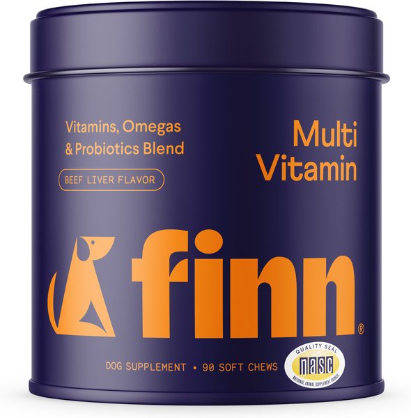 Finn Multi Vitamin Dog Supplement, 90 count slide 1 of 10