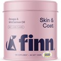 Finn Skin & Coat Wild Alaskan Salmon Oil Dog Supplement, 90 count
