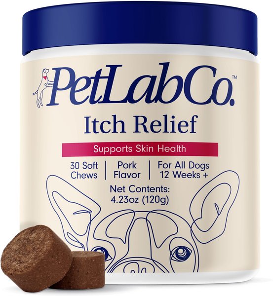 PetLab Co. Itch Relief Pork Flavor Dog Supplement, 30 count slide 1 of 6