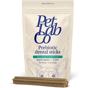 PetLab Co. Prebiotic Dental Sticks Dog Dental Chews, 6 count