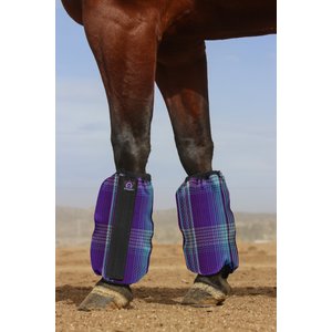Kensington Protective Products Bubble Horse Fly Boots, 4 count, Lavender Mint, Medium