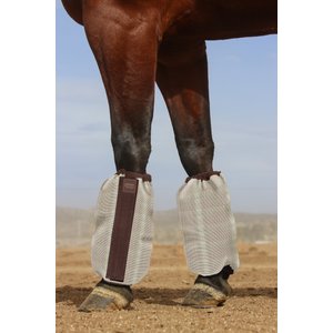 Kensington Protective Products Bubble Horse Fly Boots, 4 count, Desert Sand, Medium