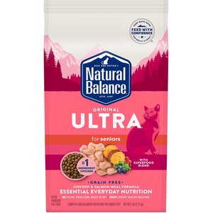 Natural Balance Original Ultra Senior Chicken & Salmon Meal Dry Cat Food, 6-lb bag