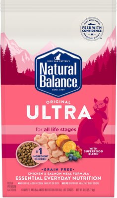 Natural Balance Original Ultra Chicken & Salmon Meal Dry Cat Food, slide 1 of 1